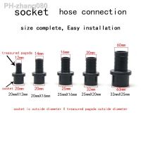 Hose connector pagoda direct PVC material hose direct hard and soft quick connect plastic pagoda connector socket 1 Pcs