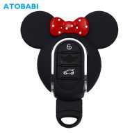 ☂ ABS Car Key Case Keychain Holder Smart Remote Fobs Protector Cover Lovely Replace Shell For BMW Mini Cooper F54 F55 F56 F57 F60