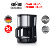Máy pha cà phê Braun KF1500BK - Hàng chính hãng bảo hành 24 tháng