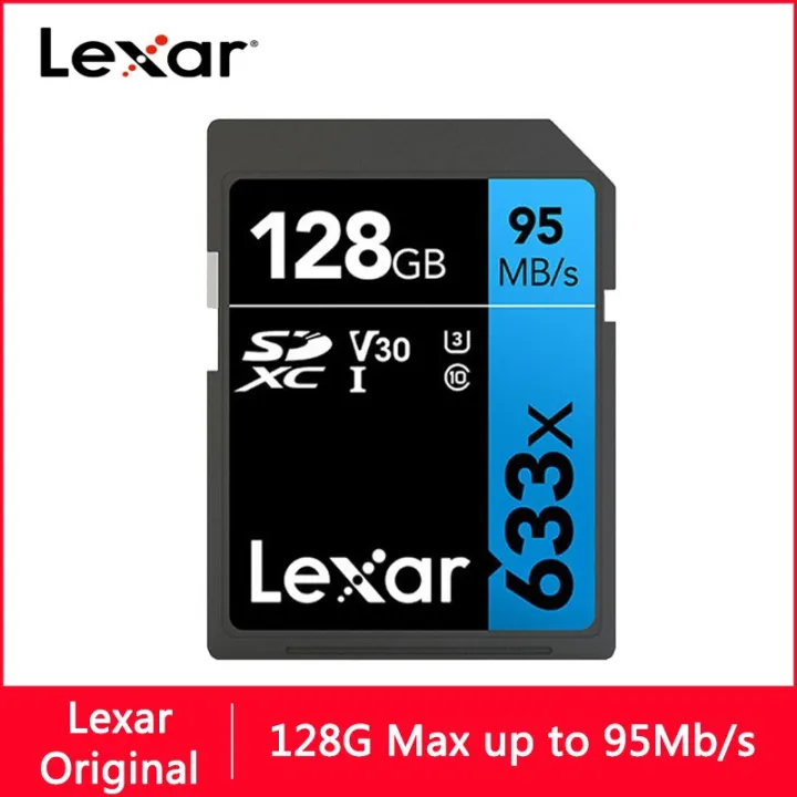 Lexar 128GB SD Memory Card 32GB 64GB 256GB 512GB 1TB SD Cards U1 U3 4K