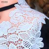5yard 13.5cm Lace Fabric Ribbon Trim Diy Clothes Sewing Wedding Decoration White Hollow Milk Silk Embroidery Skirt Accessories