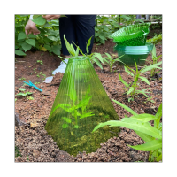 Plant Cover Reusable Light Translucent Transparent Anti-Frost Greenhouse Bell Plants Garden Clothes Yard Supplies