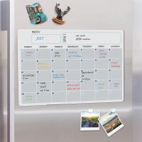 A3 Magnetic Whiteboard Dry Erase Calendar Set Whiteboard Weekly Planner for Refrigerator Fridge Kitchen Home 17X12 inch