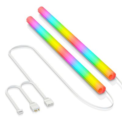 COOLMOON ST350 Luminous Water Cooling Tube 3PINx2+4PIN 5V ARGB Divine Light Synchronization Integrated Water Cooling Tube