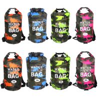 PVC Waterproof Dry Bag Swimming Dry Sack Outdoor Diving Foldable Man Women Beach Swimming Bag Rafting River Ocean Backpack Power Points  Switches Save