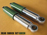 HONDA 50 C100 CA100 CA102 CA105T "GREEN" REAR SHOCK (2 PCS.) #โช๊คอัพคู่หลัง โช๊คหลัง สีเขียวขี้ม้า สินค้าคุณภาพดี