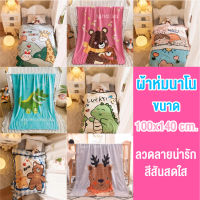 ผ้าห่มราคาถูก ผ้าห่ม ผ้าห่มนาโน ผ้าห่มขนาด 100*140 CM สินค้าพร้อมส่ง