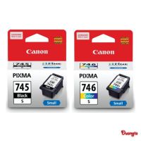 Canon PG-745 BK (S) + CL-746 C (S) Ink Cartridge ตลับหมึกเเท้ #หมึกปริ้นเตอร์  #หมึกเครื่องปริ้น hp #หมึกปริ้น   #หมึกสี #ตลับหมึก