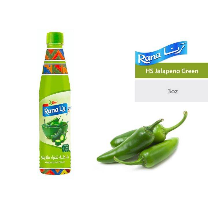 Rana Jalapeno Hot Sauce 100 ML Sos Panas Jalapeno شطة خضراء هلابينو