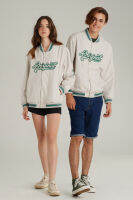 Mc JEANS เสื้อแจ็คเก็ตบอมเบอร์ Unisex แขนยาว สีครีม MJCP059