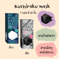 Kuchiraku  mask หน้ากากอนามัยทรงเกาหลี มีสีขาวและดำ สำหรับบผู้ใหญ่ ใส่ได้ทั้งผู้ฃายและผู้หญิง  นำเข้าจากญี่ปุ่น