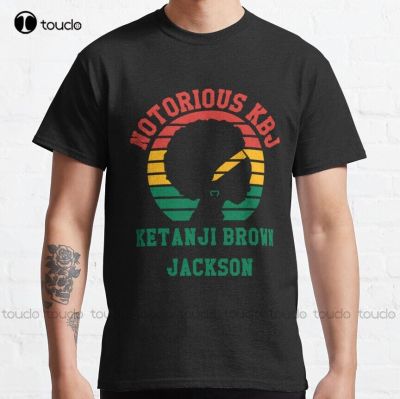 Notorious Kbj Ketanji Brown Jackson For Classic T-Shirt Couple Shirts Custom Aldult Teen Unisex Digital Printing Tee Shirts Tee