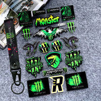 รูปลอกหมวกกันน็อคลายกรงเล็บมหัศจรรย์ Stiker Motor สัตว์ประหลาดพลังงานสะท้อนแสงสติ๊กเกอร์มอเตอร์ครอสกันน้ำ