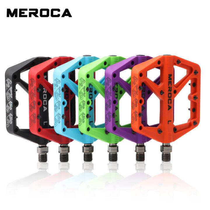 MEROCA MTB Flat Pedal Casual Riding Mountain Bike Aluminum Alloy Pedals ...