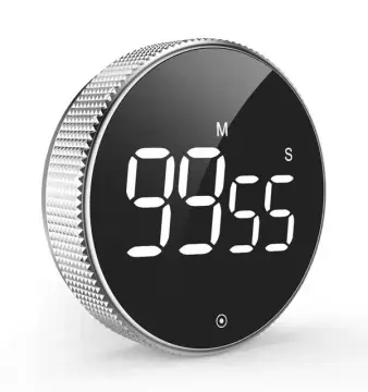 Miiiw Digital Kitchen Timer Magnetic Countdown Timer with 3 Volume Levels 2  Non-Slip Pads Egg with Large LED Screen
