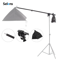 Selens ขาตั้งไฟ พร้อมถุงทราย สำหรับไฟกล้องถ่ายวิดีโอ Video Light Softbox E27 (78-138cm)