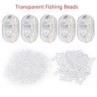 【hot】 100pcs Fishing Beads Tranparent Oval Hard Sets Lures Accessories