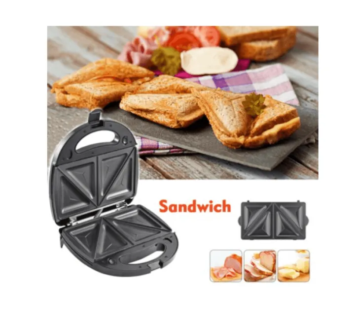 Sandwich Toaster, Waffle Maker, Sandwich Grill, 3in1 Detachable Non