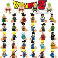 ส่งไป1วัน!!!!Son Goku ดราก้อนบอลเลโก้ Minifigures Anime Series Vegeta Broli บล็อกตัวต่อของเล่นสำหรับเด็ก