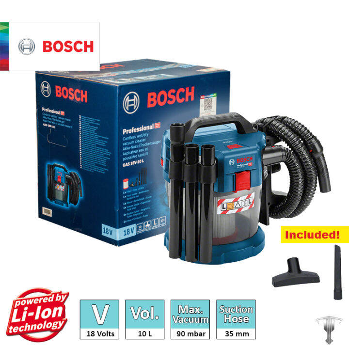 Bosch GAS 18V10L Professional 18 V Cordless Wet and Dry Vacuum / Dust