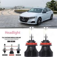 ไฟหน้ารถยนต์ LED 40w 6000k สีขาว สําหรับ Honda Accord X CV 2017-2023 รับประกัน 10 เดือน