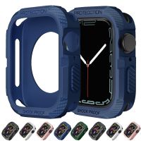 Rugged Case for Apple Watch Ultra 49mm 44mm 42mm 40mm 45mm 41mm 38mm All Around TPU Protective Cover iWatch series 8 7 6 SE 5 43