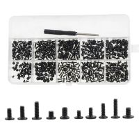 500pcs/box M2 M2.5 M3 KM Screw Flat Head Phillips Screws CM Screw Laptop Notebook Screws Set Kit for computer small screw Nails Screws  Fasteners