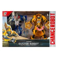 ใหม่! Changerobot Transformer ทรานฟอเมอร์ หุ่นยนต์แพ็คคู่ กล่องใหญ่มาก สามารถแปลงร่างได้อย่างอิสระ สินค้าคุณภาพขึ้นห้าง