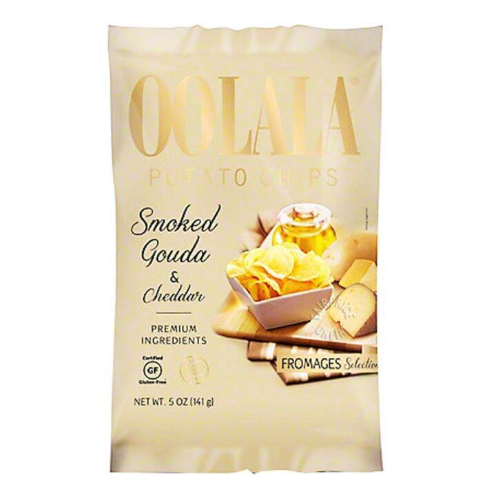 Oolala Potato Chips Smoked Gouda & Cheddar 141g Lazada Indonesia