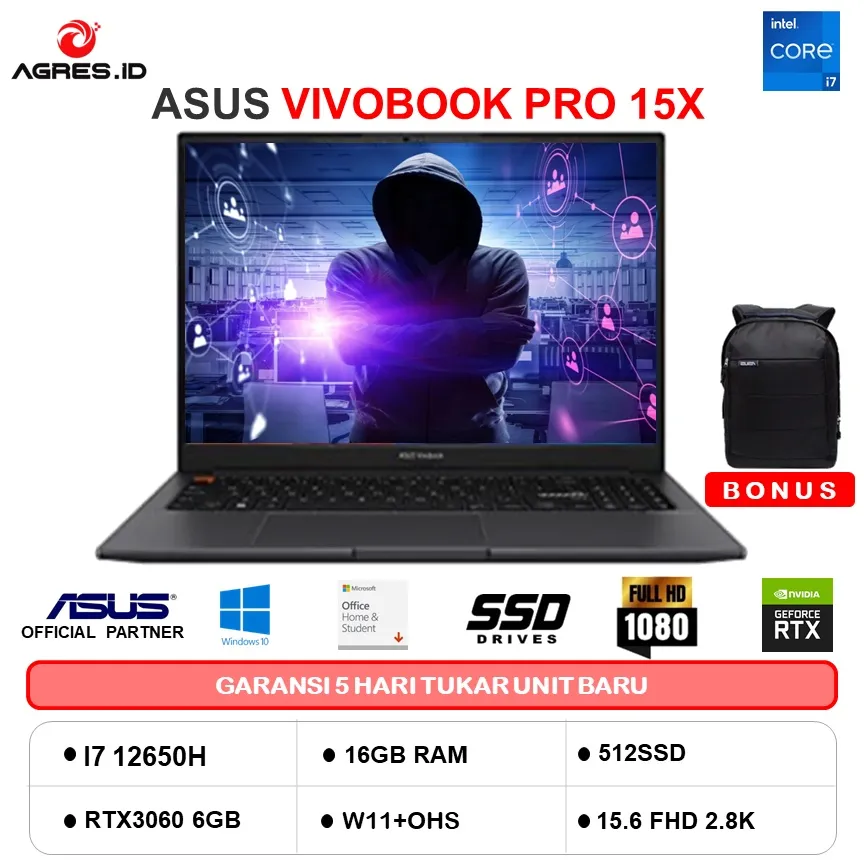 卸・仕入れなら ASUS Vivobook Pro 15X OLED K6501ZM 家電・スマホ・カメラ