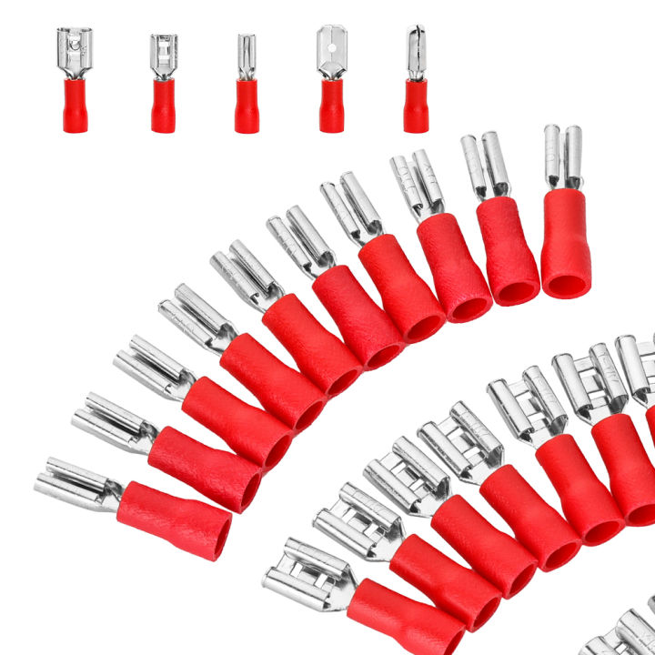 vastar-120pcs-electric-assorted-insulated-wire-cable-terminal-crimp-connector-spade-set-kit