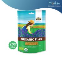 Organic Ground Flax แฟล็กซ์บด เมล็ดแฟลกซ์ ออร์แกนิค Organic Seeds 200 กรัม บำรุงหัวใจและหลอดเลือด
