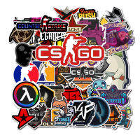 50Pcs น่ารักการ์ตูน CS Go สติกเกอร์กันน้ำสเก็ตบอร์ดสโนว์บอร์ด Retro สติกเกอร์ไวนิลสมุดลายกราฟฟิตีสติกเกอร์