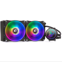 ชุด น้ำปิด2ตอน CPU for AMD INTEL ARGB Fan 240 Symphony Cool Edition สินค้าใหม่ หม้อแปลงไฟ ส่งเร็ว ประกัน CPU2DAY