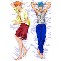 【Lao Zhang Fashion Cosplay】50X180Cm อะนิเมะ Bleach Kurosaki Ichigo ปลอกหมอนคอสเพลย์กอดร่างกาย Dakimakura สองด้านพิมพ์เตียงปลอกหมอน Peachskin