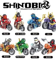 Phantom Ninjago Gold City Soldiers Lego Motorcycle Assembled Building Blocks Boy Toy Gift 【AUG】