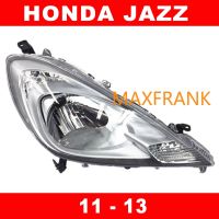 FOR HONDA JAZZ GE (11-13 )11 12 13 HEADLAMP /COVER HEADLIGHT /COVER LENS  ไฟหน้า​ /เลนส์ไฟหน้า/ไฟหน้าสําหรับ ฝาครอบไฟหน้า / ฝาครอบไฟหน้าตรงรุ่น สำหรับ / ฝาครอบไฟห