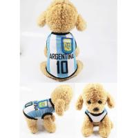 Pet Puppy World Cup Jerseysเสื้อผ้าสัตว์เลี้ยงสุนัขเสื้อยืด