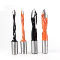 1pc ทังสเตนคาร์ไบด์โลหะผสมแก๊งเจาะบิตงานไม้ผ่านเจาะรู CNC Router Bit Resistant Dia.5-10mm Hole Making