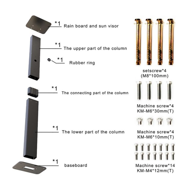 ev-charging-station-pillar-stand-แท่นสำหรับแขวนหรือติดตั้งเครื่องชาร์จรถยนต์ไฟฟ้า