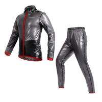 Adult Outdoor Waterproof Riding Cycling Bike Rain Suit Jackets Pants Set