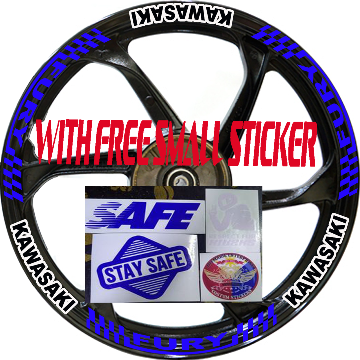 kawasaki fury decals