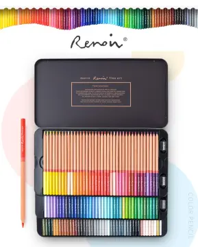 Marco Renoir 72/100 Colors Fine Sketch Pencils Professional Oily Color  Pencils Coloured Drawing Pencil Set Office School Art Supplies