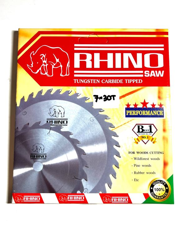 rhino-ใบเลื่อยวงเดือน-ขนาด-7-นิ้ว-30-ฟัน-7x30t-ตรา-แรด-ของแท้-ใบเลื่อย-ใบวงเดือน-วงเดือน-ใบวงเดือน-7-นิ้ว-คาร์ไบด์-ติดฟัน-เพรช