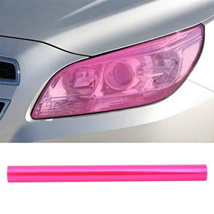 ฟิล์มติดโคมไฟหน้ารถยนต์-car-light-film-30x100cm-สีชมพู-ฟิล์มติดไฟหน้า-ฟิล์มติดไฟท้าย-ฟิล์มติดไฟหน้ารถยนต์-มอเตอร์ไซค์-ฟิล์ม-ติดไฟท้าย