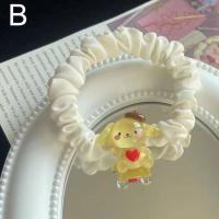 Cute Sanrio Cartoon Kuromi Melody Cinnamoroll Bracelet Cord Ring Band Telephone Rubber Hair M8S6