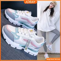 CODniuba270 Women Daisy Korean Version Sports Casual Shoe Travel White Shoes Running Shoes Trendy Breathable Kasut Perempuan