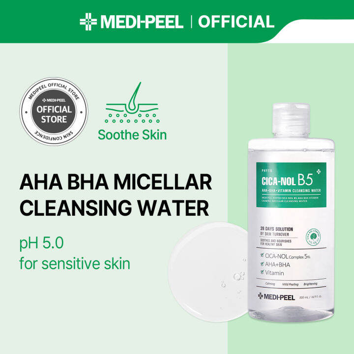 MEDIPEEL Acne Scars Phyto Cicanol B5 AHA BHA Vitamin Calming Micellar
