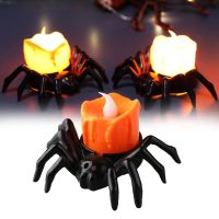 【YP】 Decorations Candle Plastic Pumpkin Lamp for Bar Haunted Horror Props