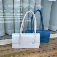 [Baozhihui]Sac À Main En Cuir PU Pour Femmes Petit Fourre-Tout À Bandoulière Design Rétro Pochette De Couleur Unie Sacs Sous Les Bras